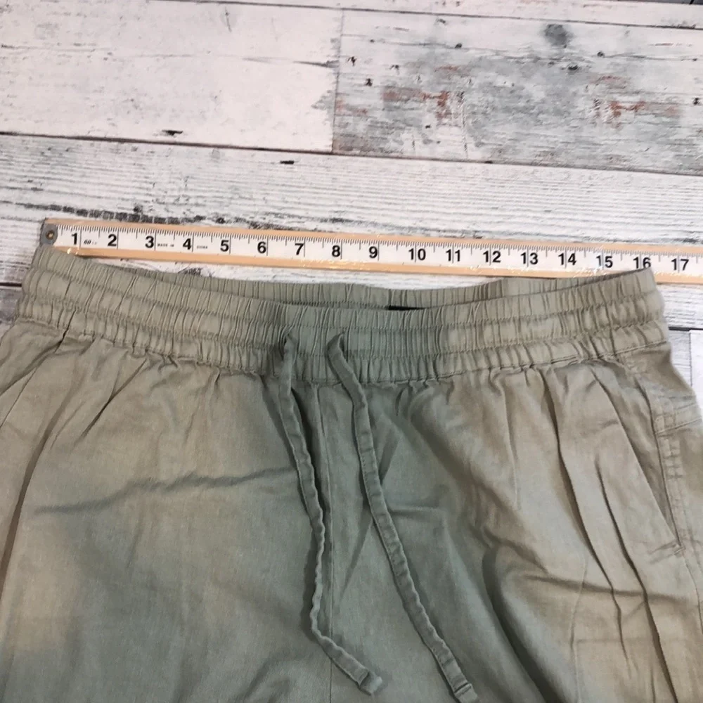 32 Degrees Cool Linen Blend Pull On Ankle Pants Large - Picture 7 of 9